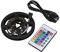 Diyeeni 50cm LED-Streifen beleuchtet USB RGB LED-Streifen, IR-Fernbedienung LED-Streifen, 120 ° Weitwinkel wasserdichte USB-Fernbedienung LED mit 24-Tasten-Fernbedienung(0,5 m)