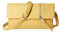 NYZE Damen Clutch - 100% Vegane Umhängetasche/Abendtasche Gelb