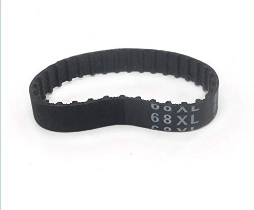WNJ-TOOL, 2ST XL Zahnriemen 10mm Breite 60XL / 64/68/70/72/74/76/78/80/82/84 / 86XL Scheibe Riemen Black Rubber Closed Loop Transimmion Gürtel (Größe : 86XL)