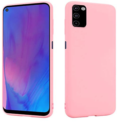 HSP Rosa Hülle kompatibel mit Samsung Galaxy M51 | Premium TPU Silikon Case | Kratzfest Stoßfest | Matte Oberfläche | Passgenaue, weiche, Ultra dünne Schutzhülle