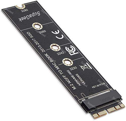 Multibao PCI-E NVME M.2 SSD Adapter Converter Card M-Key for Apple MAC Air PRO 2013-2017