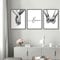 Poster Set Wandbilder, 3 Stück Modern Schwarz Weiß Love Bilder Wandbilder Posterset, Ohne Rahmen, Dekoration für Wohnzimmer, Schlafzimmer, Wohnzimmer (40 x 50 cm)