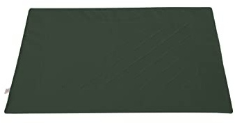 BARRY & LUCY® Hundematte aus Kunstleder – Wasserabweisende & Pflegeleichte Hundedecke für Auto Zuhause oder Hundebox – In vielen Größen erhältlich (55x75 Dunkelgrün)