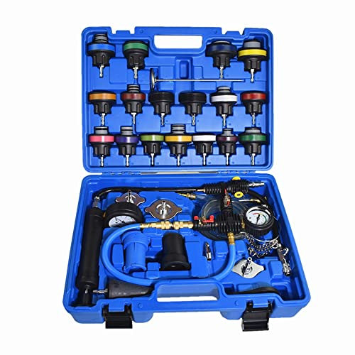 Alltooetools Tester universale di pressione del radiatore 28pcs e kit del sistema di raffreddamento del tipo di vuoto