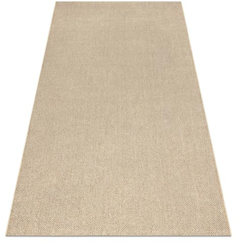 rugsx Teppich Outdoor & Indoor – Casablanca Loom beige – Weich, Wetterfest, Pflegeleicht, Modern für Terrasse, Balkon & Wohnzimmer – 300x350 cm