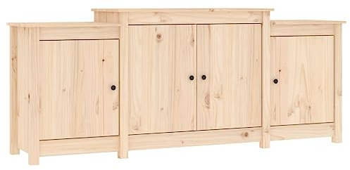 vidaXL Sideboard Schrank Anrichte Beistellschrank Kommode Mehrzweckschrank Standschrank Wohnzimmerschrank 164x37x68cm Massivholz Kiefer