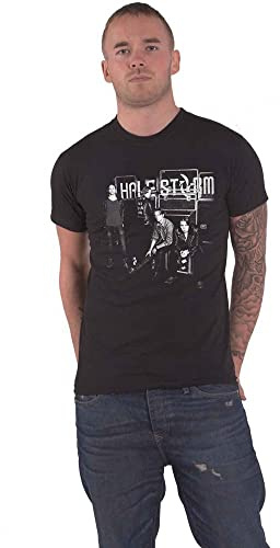 Halestorm T Shirt The Wild Cover Band Logo Official Unisex Black L