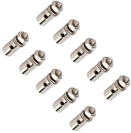 10-teiliges Set 1,3 mm Servo, Verbindungsstück, verstellbare Schubstange Servo Schubstange Verbinder Dilwe Verbindungsstopper