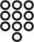 10-Pack Pressure Washer O-Rings Rubber Washer Seals for Karcher K2 K3 K4 K5 K7 K4 Eco K7 Eco 5mm ID x 9mm OD Rubber Seals Gaskets