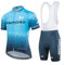 Fahrradbekleidung Komplettset Fahrradanzug Trikot + Trägerhose Shorts, Msport 3 Stk, M