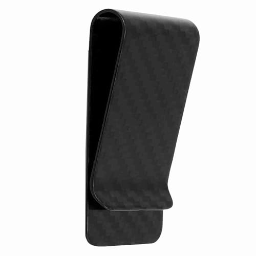 Negocio Ultraligero de Fibra de Carbono, Pince A Billet Argent Money Clip Money Cash Clip Tarjetas de Crédito Clamp Wallet