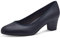 Jana Damen Pumps Kleiner Absatz Vegan, Blau (Navy), 38 EU