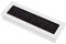 SOTECH 2 x pasacables Toledo de aluminio anodizado blanco 150 x 70 mm Dimensión de montaje: 140 x 62 x 15,3 mm