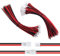 Lyeteung 30 Pairs Mini Micro JST-PH 2.0 Plug Connector, JST 2 Pin Micro Electrical Male and Female Connector Plug Wire Cable, with 150mm 22AWG Wire (Black Red)