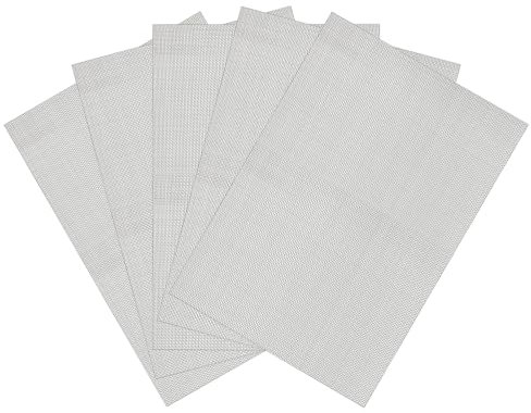 MANCHAP 5 PCS 20 Mesh A4 Wire Mesh Sheet, 30 x 21cm 304 Stainless Steel Woven Mesh Panels, Wire Mesh Drain Cover for Garden, Home