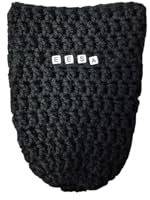 Personalised Baby Bottle Covers - Made to fit 260ml MAM Bottles - Bottle not Included (Black)