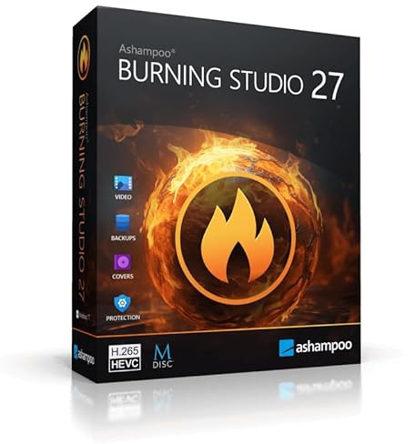 Ashampoo Burning Studio 25 Burn Backup CDs Dvds Blueray Lifetime Activation comes on 32gb USB Stick