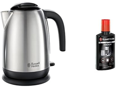 Russell Hobbs Brushed Stainless Steel Electric Kettle & Descaler