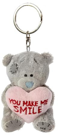 Me To You Tatty Teddy 'You Make Me Smile' Plüsch-Schlüsselanhänger – Offizielle Valentinstagskollektion, rot, Einheitsgröße