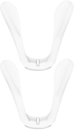ECSiNG 2pcs U A Forma di Occhiali Da Vista Naselli Antiscivolo Silicone Occhiali Ponte Gomma Sella Strap Plug-in Occhiali Naso Pezzo di Ricambio Trasparente