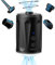 Electric Air Pump for Inflatables，Air Mattress Pump Battery Powered Air Pump with Camping Light,4 Nozzles for Air Mattress Beds, Swimming Ring, Pool Floats/Toys