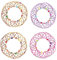 LABRIMP 12 Stk Mandala Blumenkorb Vielfalt Mandala-Draht Blumenkorb Spielzeugdraht 3D-Ring spielen spaß vaude karakorum pro Depressionsspielzeug Vielzahl Drahtkugelspielzeug Eisen Violett