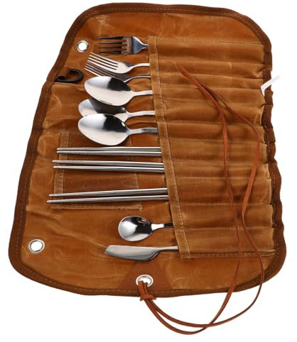 BCOATH Camping-kochutensilien-set Tragbares Campinggeschirr-set Mit Aufbewahrungstasche Für Wandern Camping Und Reisen