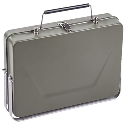 F Fityle Grill Barbecue Grill Pieghevole griglia Versatile salvamento Compatto Spazio Piccolo griglia alla griglia da Campeggio per Il Picnic da Viaggio da