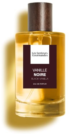 Les Senteurs Gourmandes - Vanille Noire - Eau de Parfum Femme 100ml - Notes Bergamote Poivre Rose Cèdre et Vanille - 88% d’Origine Naturelle- Made in France