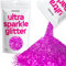 Hemway Extra Chunky glitter 100g 3,5 once cosmetici sicuri 1 millimetro 1/24 0,04 - Fucsia Rosa