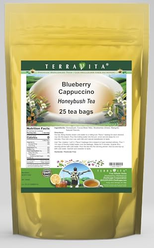 Blueberry Cappuccino Honeybush Tea (25 tea bags, ZIN: 544592)