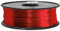 3D filament 1,75 mm TPU rubber gummi transparent 800g 1.75mm 3D Druck (transparent rot)