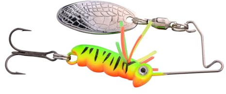 PREDATOR Micro Spinnerbait Larva 4cm 7g UV Fire Tiger von Spro