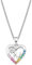 Prinzessin Lillifee Kette mit Anhänger 925 Sterling Silber Mädchen Kinder Halsschmuck, mit Zirkonia synth., 35+3 cm, Silber, N, Kommt in Schmuck Geschenk Box, 2027887