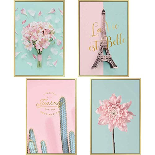 Aeromdale - Pegamento Decorativo para Pared, Vinilo Pegatinas Decorativas, Diseño Nórdico, Color Rosa