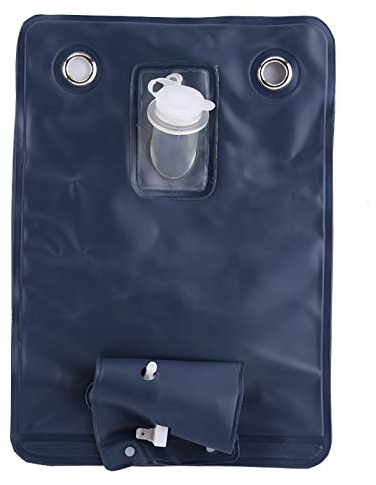 OUKENS 12V Pompa Lavavetri Kit, Borsa Pompa Liquido Lavavetri Universale Con Interruttore Parabrezza jet a Pulsante per Auto d'epoca per AWP 23, 28.5cm X 20.5cm/11.2pollici X 8pollici