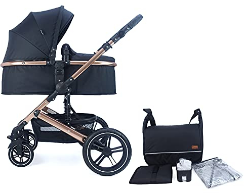 Pixini Kinderwagen Kalani 3in1 altrosa