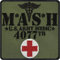 MASH 4077th US Army Medic Abzeichen - Army Medical Command Militär Aufnäher, Sanitäter Army Morale Patch bestickt zum annähen | Applikation für Jacke/Weste/Uniform | 90x90mm