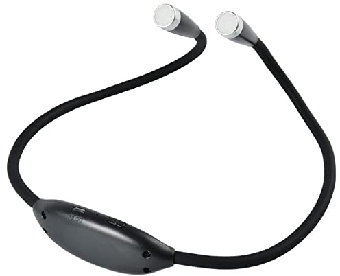 TopHomer Hals Leselampe Buch, Freihändige LED Leselampe um Hals mit 360 ° universelle Einstellung für Campen, Reparieren