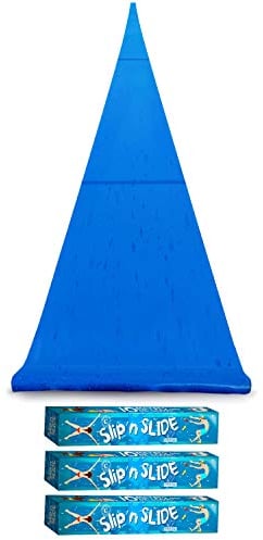 Triple Ventriglisse Géant XXXXXL Officiel 30 Mètres | Maxi Tapis de Glisse Qualité Premium | Slip'n Slide | Jeu Eau Plein Air | + Epais | + Rigide | + Rapide | 100% Fun | House Party | OriginalCup®