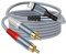 NCGGY RCA Audio Aux Cable,i-phone to rca cable 5.2m,2-Male RCA to IOS Adapter,i-Phone to Aux Cable,Compatible with i-Phone i-Pad i-Pod for amplifier hifi,dj amplifier,car amplifier