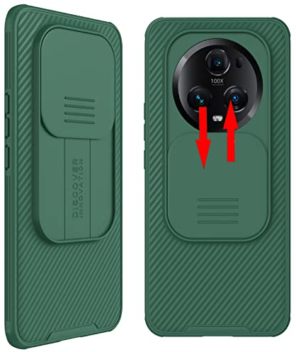 teroxa Coque pour Honor Magic 5 Pro avec protection d'appareil photo, coins Airbag anti-chocs, protection d'objectif Magic5 Pro (vert)