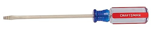 CRAFTSMAN Screwdriver, 1/8-in x 4 in Slotted, Acetate Handle (CMHT65018)