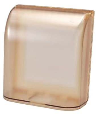 rockible Cubierta de salida resistente a la intemperie Cajas de cubierta de salida Enchufe exterior y protector de receptáculo, Naranja Claro