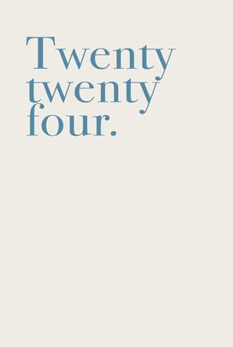 Twenty Twenty Four Studienplan 2024: Uni- und Studienplaner 2024/2025 undatiert A5 Terminplaner Wochenplaner Organizer Bullet Journal Planner Goal ... für zwei Semester (161 Seiten, Coconut Blue