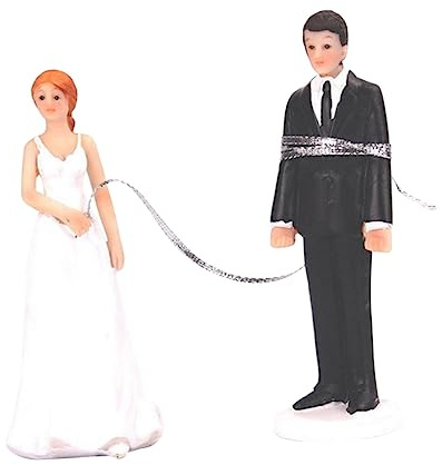 MAGICLULU Hochzeitstorte Tortenaufsatz Hochzeit Cupcakes Backen Hochzeitsdekoration Miniatur Tortenaufsatz Für Braut Und Bräutigam Hochzeits-cupcake-dekorationen Hochzeitsfiguren Paar Kuchen