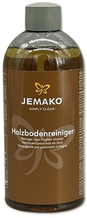 Jemako Holzbodenreiniger für geölte und gewachste Holz sowie Korkböden aus natürlichem Kiefern-Harz (Holzbodenreiniger 500ml)