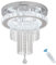 Deckrico Kristall Kronleuchter 30cm Moderne LED Deckenleuchte dimmbar mit Fernbedienung Beleuchtungskörper für Küche, Schlafzimmer, Flur (Dimmbar)