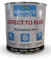 SIRAMICO COATINGS - DIRECT TO RUST - SATIN BLACK - Multi Surface Paint - For Use on Metals, Wood, Rust, Plastic & Ceramic Surfaces. 3 in 1 primer finish.