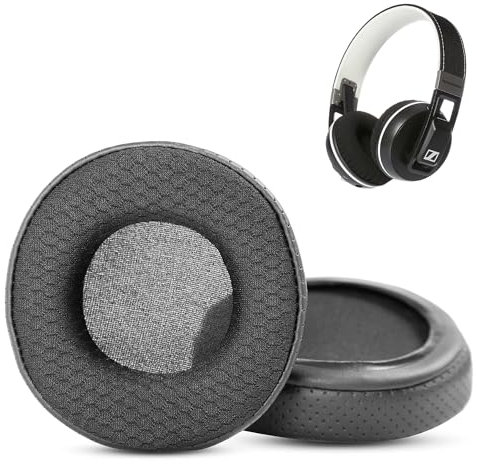 XRHTONG Langlebige und atmungsaktive Ohrpolster Ersatz Kompatibel mit Sennheiser Urbanite XL Kopfhörer Ohrpolster Abdeckung (Urbanite XL) Ohrpolster Kissen (Gestanztes Leder/Durable Fabric)